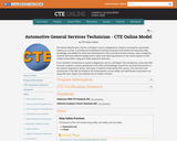 Automotive General Services Technician Model