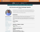 Soil Structure and Cation Exchange Capacity