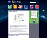 Space Place: Weather Word Cross