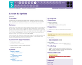 CS Discoveries 2019-2020: Interactive Animations and Games Lesson 3.6: Sprites