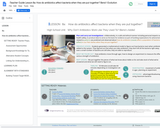 Unit 1, Lesson 8a: How do antibiotics affect bacteria when they are put together?