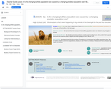 Unit 3, Lesson 4: Is the changing buffalo population size caused by a changing predator population size?