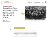 Everything Your Students Need to Know About Immigration History