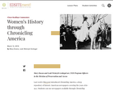 Women's History through Chronicling America