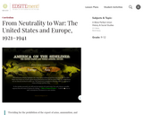 From Neutrality to War: The United States and Europe, 1921-1941