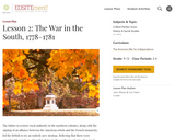 Lesson 2: The War in the South, 1778-1781