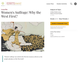 Women's Suffrage: Why the West First?
