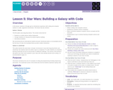 Hour of Code 1.5: Star Wars: Building a Galaxy with Code