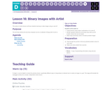 CS Fundamentals 4.16: Binary Images with Artist