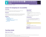 CS Fundamentals 5.10: Designing for Accessibility