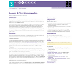 CS Principles 2019-2020 2.2: Text Compression