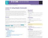 CS Principles 2019-2020 3.4: Using Simple Commands