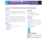 CS Principles 2019-2020 3.7: APIs and Using Functions with Parameters