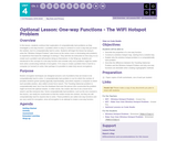 CS Principles 2019-2020 4.8.12: One-way Functions - The WiFi Hotspot Problem