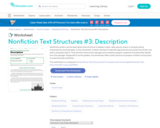 Nonfiction Text Structures Part 3: Description