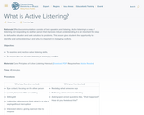 What is Active Listening?