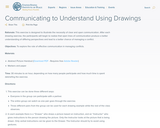 Communicating to Understand Using Drawings