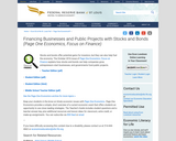 Page One Economics - Financing Businesses and Public Projects with Stocks and Bonds