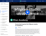 Events that Inspired the Milgram Studies on Obedience