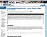 Understanding Monetary Policy: In-Class and Out of Class Group Activity