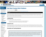 Wal-mart (Context Rich Problem)