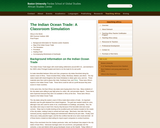 The Indian Ocean Trade: A Classroom Simulation