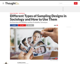 Types of Sampling Designs Used in Sociology