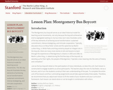 Lesson Plan: Montgomery Bus Boycott