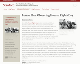Lesson Plan: Observing Human Rights Day