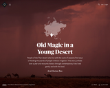 Old Magic in a Young Desert