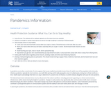 Pandemics Tips and Information