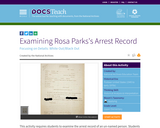 Examining Rosa Parks's Arrest Record