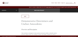 Demonstrative Determiners and Unclear Antecedents