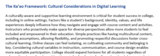 The Ka’ao Framework: Cultural Considerations in Digital Learning