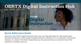 Quick Reference Guide for the Digital Instruction Hub on OERTX