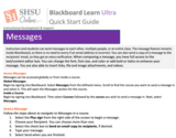 Blackboard Ultra Messages - Instructor Quick Start Guide