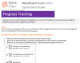 Progress Tracking in Blackboard Ultra Courses - Student Quick Start Guide