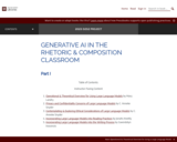 Generative AI in the Rhetoric & Composition Classroom – 2023 D2S2 Project