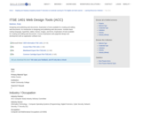 ITSE 1401 Web Design Tools (ACC)