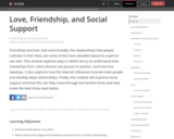 Love, Friendship, and Social Support