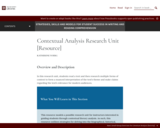 Contextual Analysis Research Unit [Resource]
