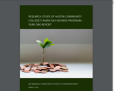 Austin Community College's Rainy Day Savings Program: Year One Report