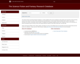The Science Fiction and Fantasy Research Database