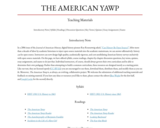American Yawp Instructor Materials