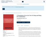 A Translation of Lao-tzu's Tao Te Ching and Wang Pi's Commentary