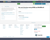 No-cost Calculus using APEX and WeBWorK
