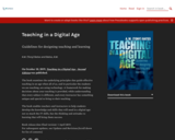 Teaching in a Digital Age – The Open Textbook Project provides flexible and affordable access to higher education resources
