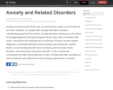 Anxiety and Related Disorders