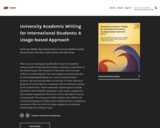 University Academic Writing for International Students: A Usage-based Approach