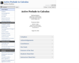 Active Prelude to Calculus
